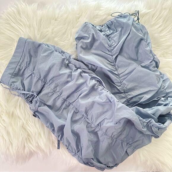 ʟɪᴋᴇ ɴᴇᴡ ᴜᴏ ʀᴜᴄʜᴇᴅ ꜰʀᴏɴᴛ ʀᴇᴛʀᴏ ꜱᴛʏʟᴇ ʟɪɢʜᴛᴡᴇɪɢʜᴛ ʙᴀʟʟᴏᴏɴ ᴘᴀɴᴛꜱ - Picture 10 of 17